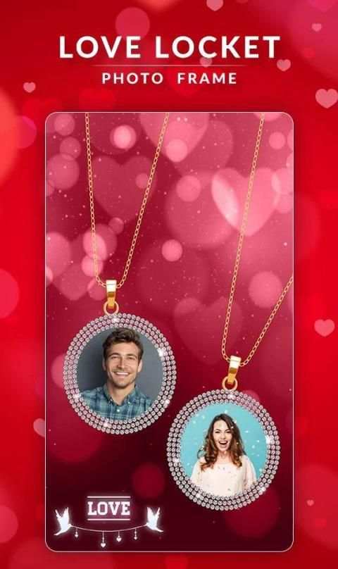 Love Locket Photo Frame - Locket Photo Frame स्क्रीनशॉट 3