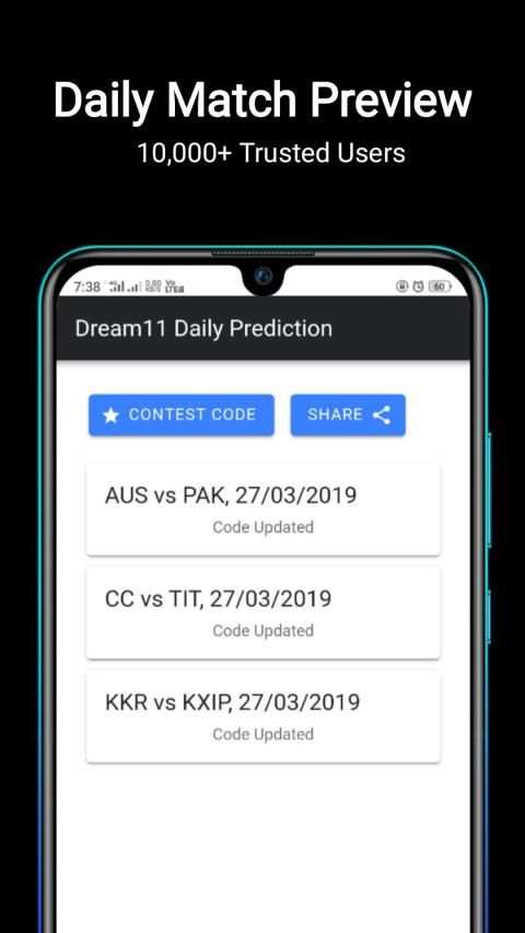 Dream11 Daily Prediction - Fantasy Cricket app screenshot 3