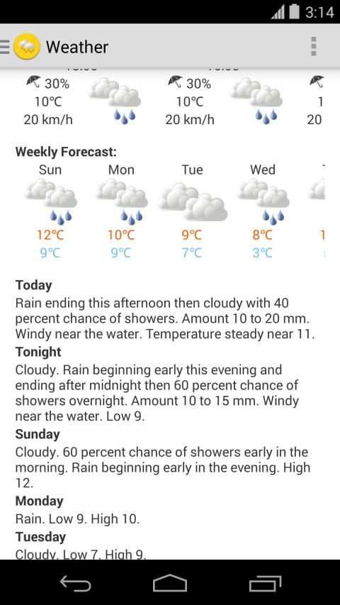 Weather Canada screenshot 4