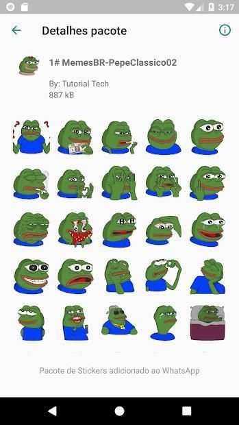 1# Stickers WhatsApp Memes BR By:Tutorial Tech screenshot 2