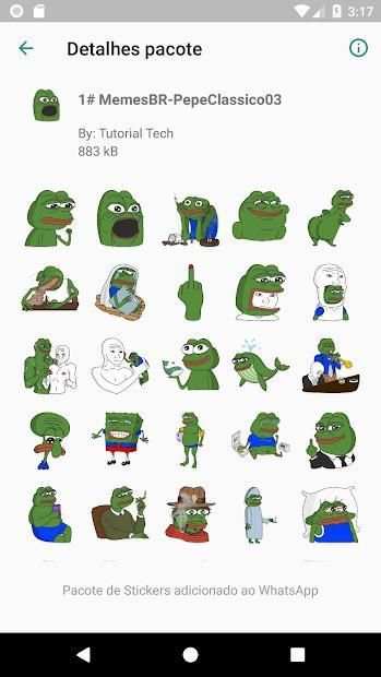 1# Stickers WhatsApp Memes BR By:Tutorial Tech screenshot 1
