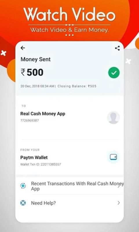 Vidcash-Watch Video & Earn Cash screenshot 1