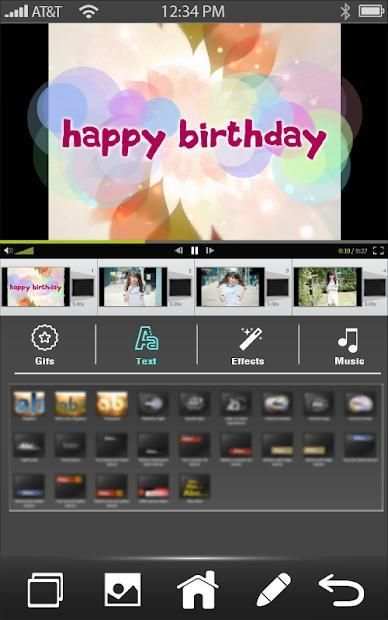อวยพรวันเกิด ภาพเคลื่อนไหว screenshot 2