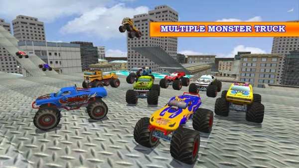 Real Monster Truck Stunt Racing Driving स्क्रीनशॉट 2