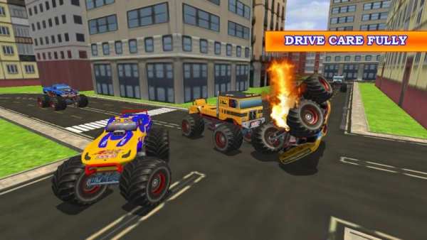 Real Monster Truck Stunt Racing Driving स्क्रीनशॉट 4