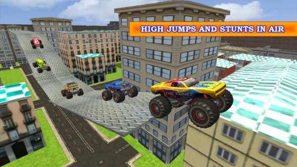 Real Monster Truck Stunt Racing Driving स्क्रीनशॉट 3