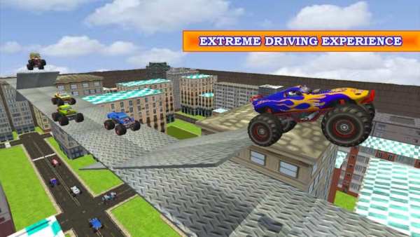 Real Monster Truck Stunt Racing Driving स्क्रीनशॉट 1