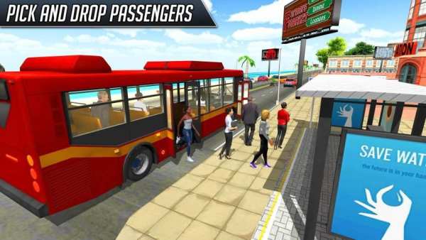 Bus Simulator 2018: City Driving स्क्रीनशॉट 1