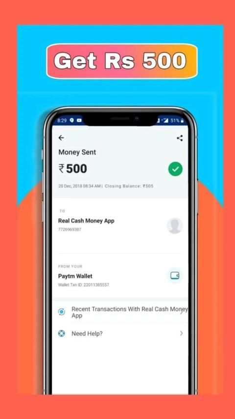 Real Cash Earn : Daily 500 स्क्रीनशॉट 3
