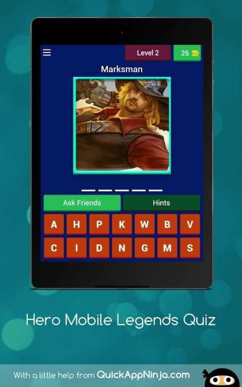 Hero Mobile Legends Quiz screenshot 12