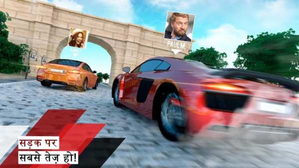SuperCar Racing - चरम यातायात रेसिंग खेल स्क्रीनशॉट 3