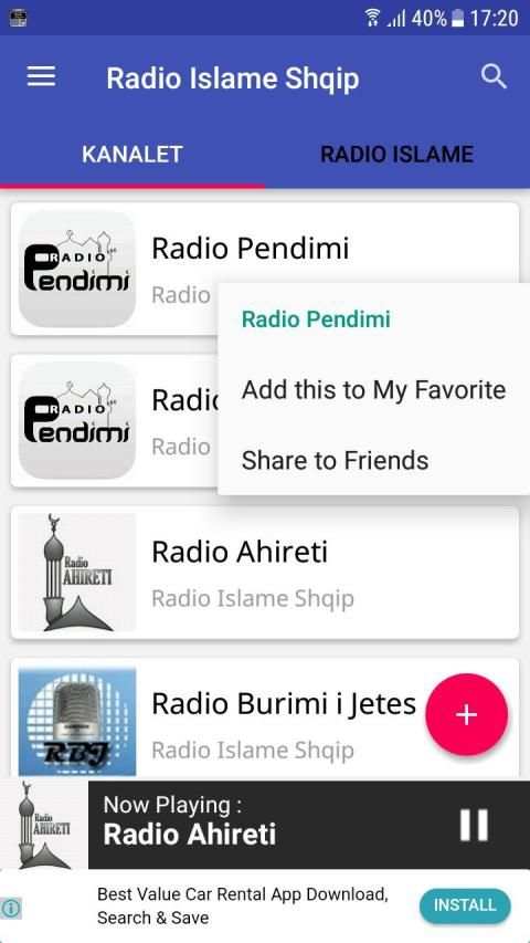 Radio Islame Shqip 6 تصوير الشاشة