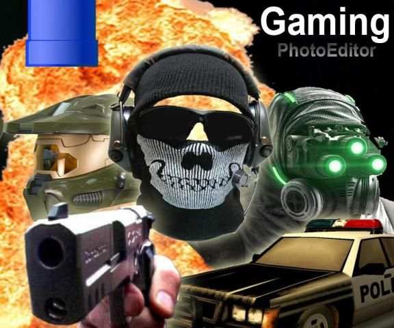 Gaming Photo Editor: Night Vision Shooter Sticker स्क्रीनशॉट 3