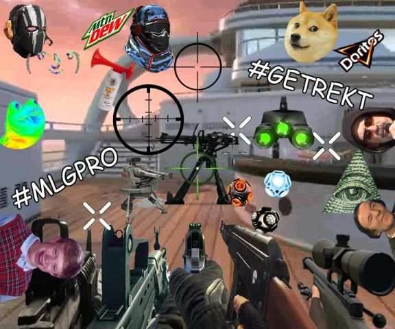 Gaming Photo Editor: Night Vision Shooter Sticker स्क्रीनशॉट 1