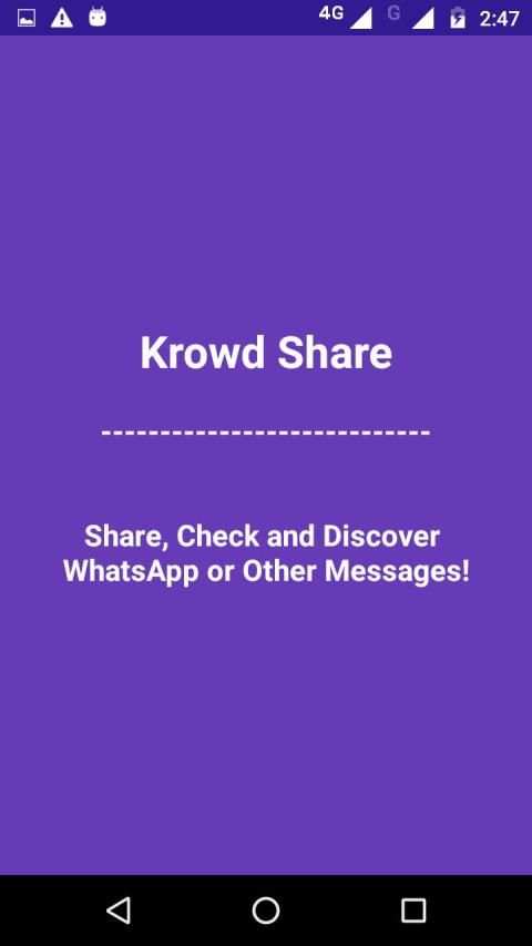 Krowd Share - WhatsApp, Messenger, WeChat, Hike .. स्क्रीनशॉट 4