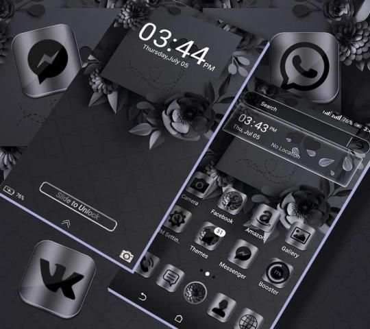 Night Mode Launcher Theme screenshot 1