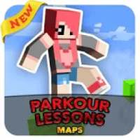Parkour Lessons - parkour maps for mcpe on 9Apps