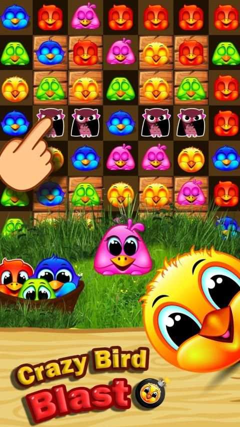 Crazy birds blast - match birds game स्क्रीनशॉट 3