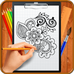 Learn How to Draw Henna Tattoo Designs आइकन