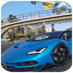 City Traffic Driving Lamborgini Simulator आइकन