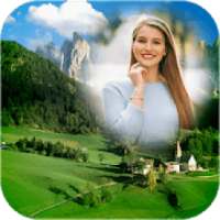 Green Hill Photo Frame on 9Apps