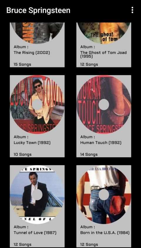 Bruce Springsteen Songs स्क्रीनशॉट 3