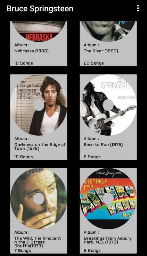 Bruce Springsteen Songs स्क्रीनशॉट 2