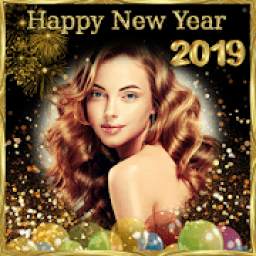 New Year Photo Frames 2019, New Year Greeting Card