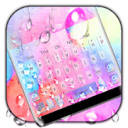 Colorful Water Drop Keyboard Theme आइकन