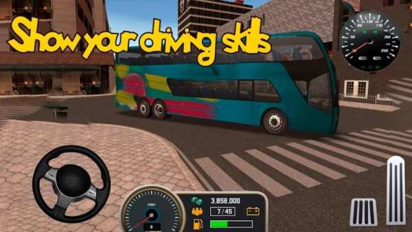 Bus Extreme Driving Simulator 3D Game screenshot 1