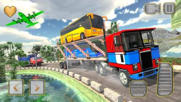 Bus Transport Trailer Truck Simulator * screenshot 11