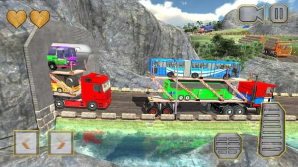 Bus Transport Trailer Truck Simulator * screenshot 1