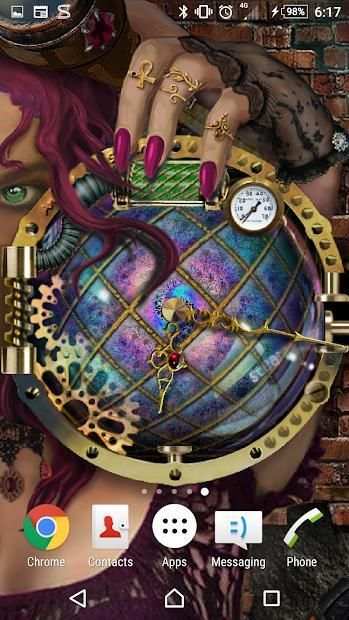 Steam Punk Clock Skin screenshot 6