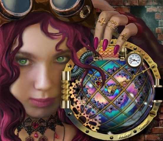 Steam Punk Clock Skin स्क्रीनशॉट 3