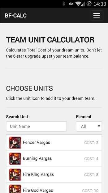 BF-Calc screenshot 2