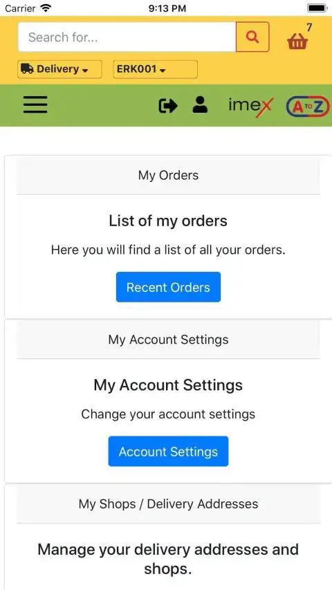 AtoZ screenshot 1