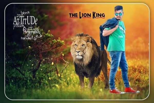 Lion photo editor स्क्रीनशॉट 4