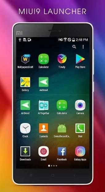 Mi 9 Launcher स्क्रीनशॉट 2
