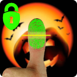 ikon Fingerprint app lock and call LOCK theme Halloween