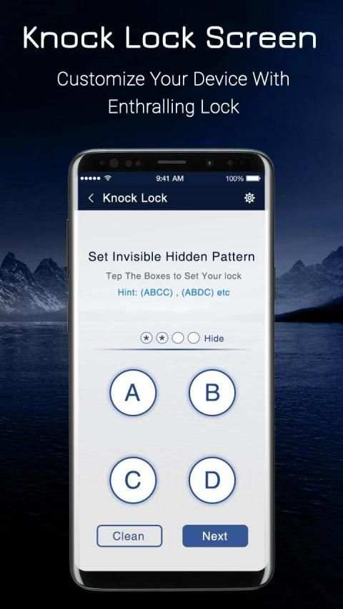 Screen Lock : Knock Lock - App Lock Screen स्क्रीनशॉट 1