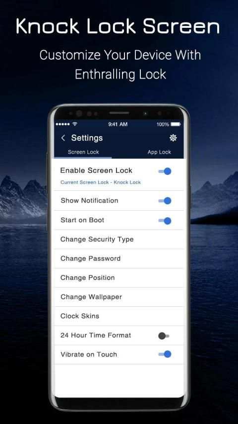 Screen Lock : Knock Lock - App Lock Screen screenshot 3