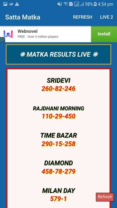 Fast Satta Matka Result ( Black Satta ) Live 2019 screenshot 3