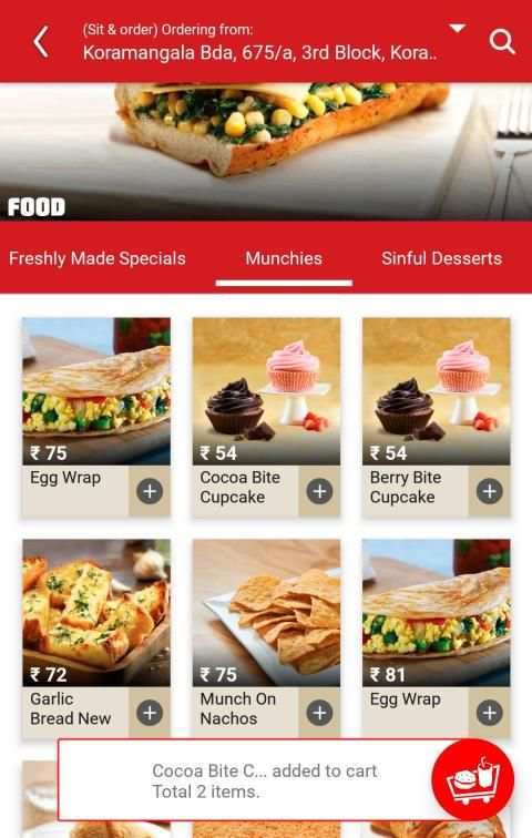 Café Coffee Day स्क्रीनशॉट 3