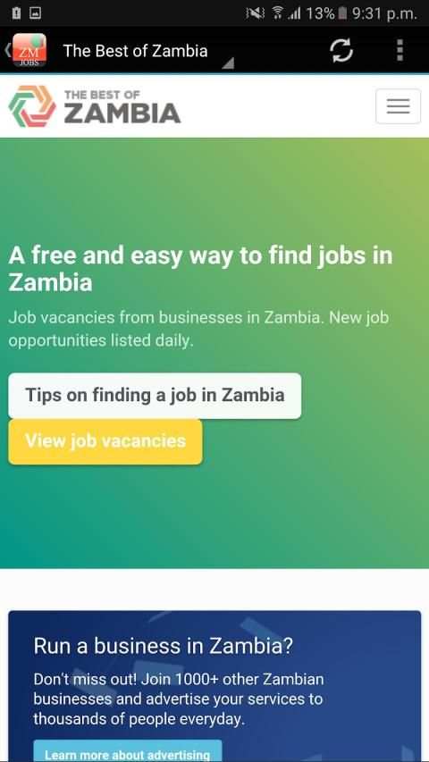 Zambia Jobs screenshot 2
