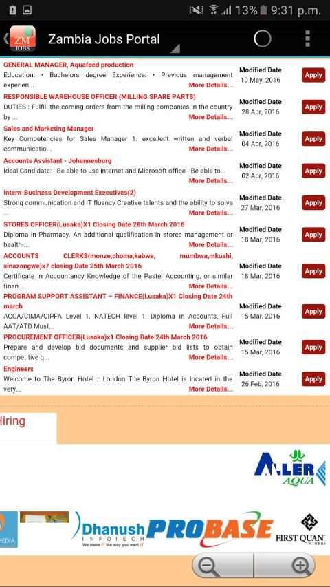 Zambia Jobs screenshot 3
