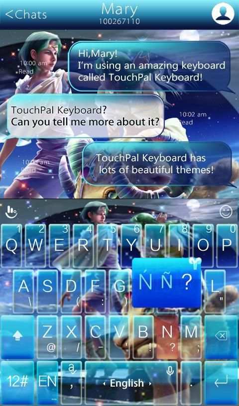 Stars Aries Keyboard Theme screenshot 3