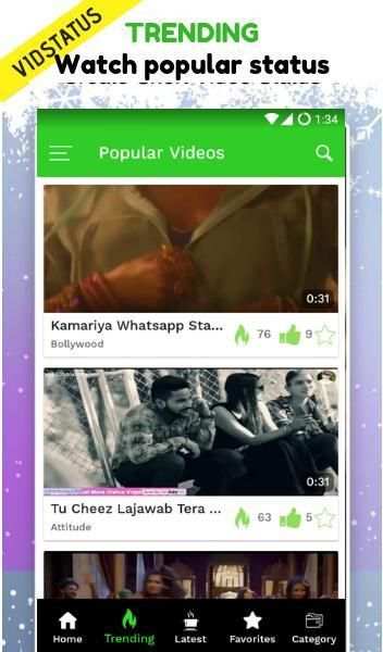 VidStatus - Cool Status Videos & Status Downloader screenshot 4