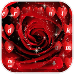 ikon Rose Petal Heart Keyboard