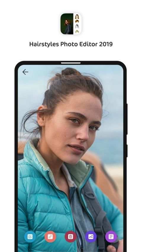 Hairstyles Photo Editor 2019 screenshot 1