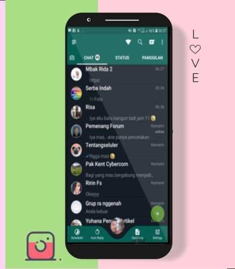 wa Transparan versi terbaru screenshot 1